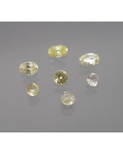 Analcime facetted 3.4 mm, Australia