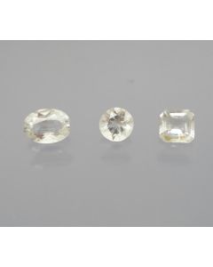 Beryllonite facetted 2.1 mm, Afghanistan
