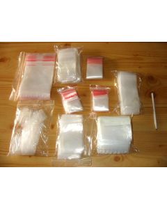 Zip lock bags; 50 x 100 mm; 100 pieces