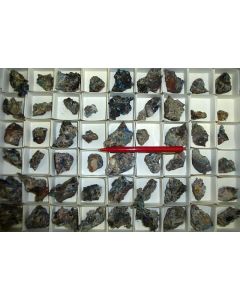 Caledonite, Linarite xx, etc., Tonopah-Belmont Mine (AZ), 1 flat