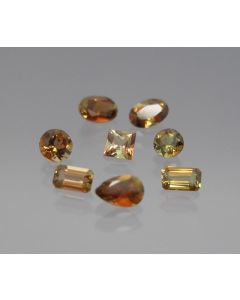 Andalusite facetted 3 mm, Brazil