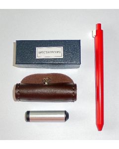 Pocket diffraction grating spectroscope