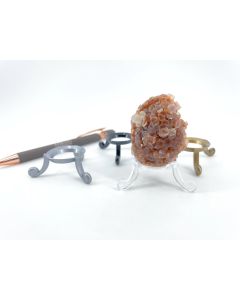 Ball stand, egg stand; 1 1/4 x 3/4 Inch; clear; 10 pieces