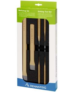 Rennsteig chisels, pin punches, center punches; Set 421.014.0; 8 pieces; 1 set

