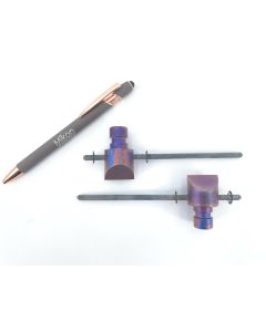 ZUBER replacement chisel set; 90° (rotated by 90°), for green + silver coloured MP 5; 1 pair 
