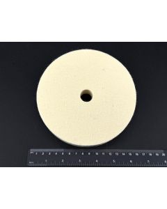 Felt lap, soft, 5 7/8 Inch diameter, 1 Inch strength, 6/8 Inch bore