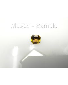 Citrine faceted; 6 × 6 mm; Congo; 1 piece
