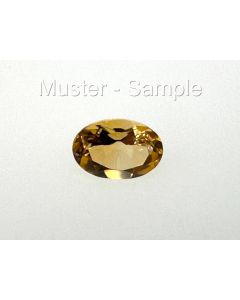 Citrine faceted; 6 × 4 mm; Congo; 1 piece
