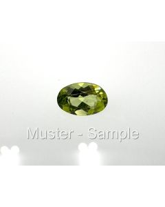 Peridot (Olivine) faceted; 6×4 mm; Arizona, USA; 1 piece