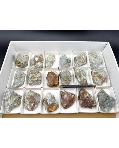 Scorodite xls, Schultenite xls; Gold Hill Mine, UT, USA; 1 unique flat
