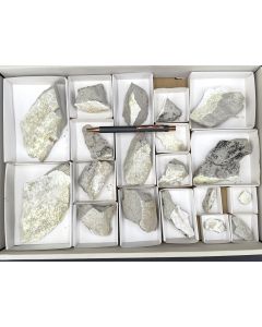 Metamunirite xls, Zippeite xls; D-Day Mine, Utah, USA; 1 unique flat