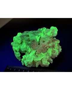 Hyalite, UV-active (shortwave); Zacatecas, Mexico; Cab; unique piece