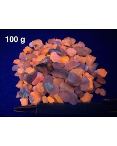 Hackmanite (Sodalite); UV-active!; Sar-e-Sang, Afghanistan; 100 g