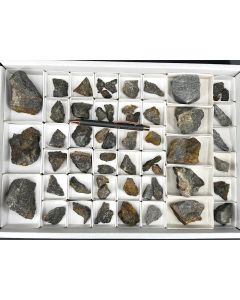 Gladite, Aikinite etc.; Gladhammar, Sweden; 1 flat; unique