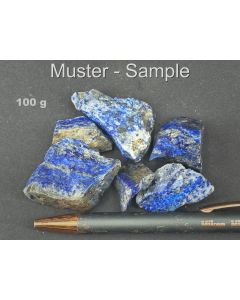 Lapis Lazuli, (Lazurit, Lapislazuli); untreated, Afghanistan; 100 g