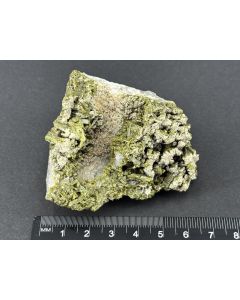 Epidote xls; Huneberg, Harz, Germany; Scab; unique piece

