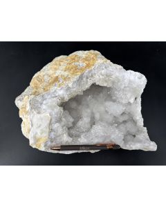 Geode fragment with crystals from Morocco – unique specimen