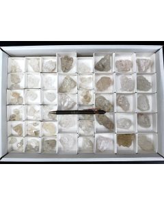 Pollucite crystals from Paprok, Nuristan, Afghanistan – 1 unique flat