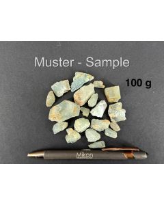 Aquamarine (Beryl); Malawi; 100 g