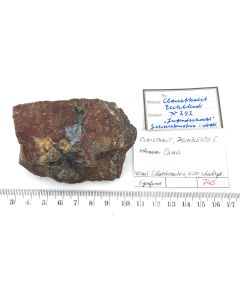 Clausthalite + Uraninite; 252 mine, Schneckenstein, Sachsen, Germany; Scab