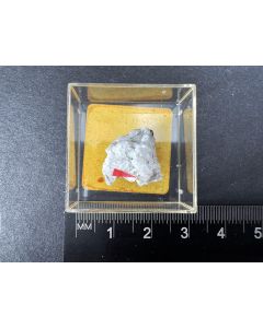 Gugiaite crystals; Cava Montecatini, Baveno, Italy; micromount; unique piece