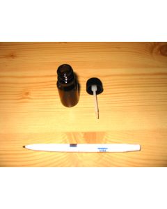 Glass bottles with pipette, 1 piece