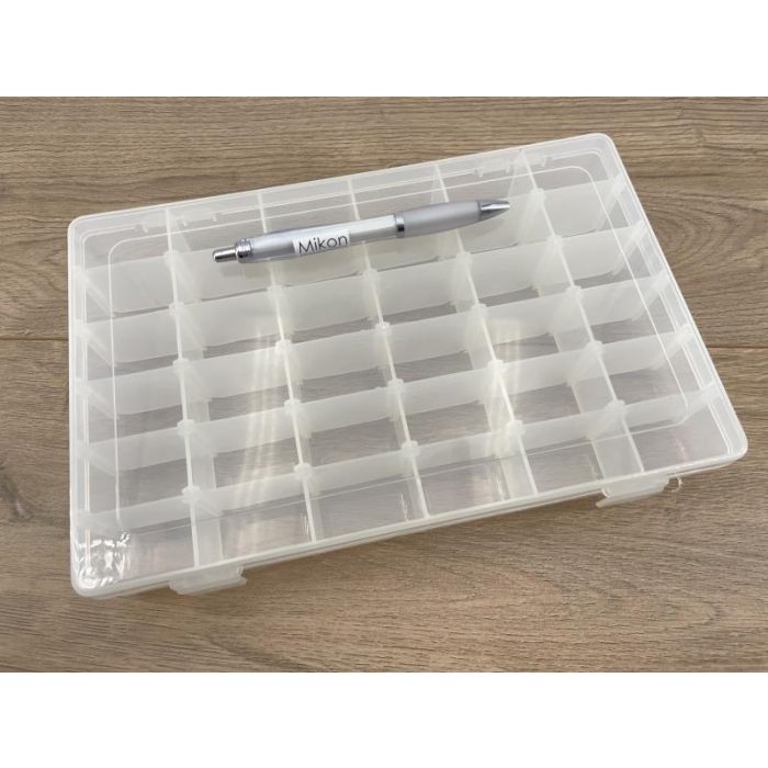 Sorting box; 12-36 compartments, variable number of compartments