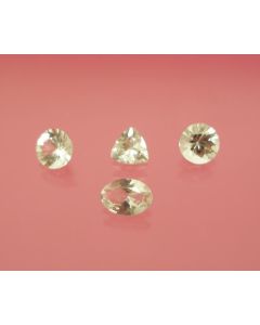 Amblygonite facetted 2.2 mm, Brazil