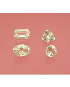 Amblygonite facetted 3.6 mm, Brazil