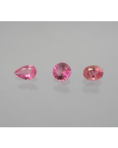 Beryl (red) facetted 1.6 mm, Utah