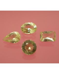 Brazilianite facetted, 4 mm, Brazil