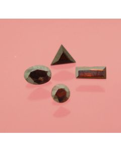 Brookite facetted 1.8 mm, Pakistan