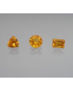 Chondrodite facetted 2.6 mm, Afghanistan