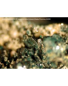 Vandenbrandeite; Musonoi Open Pit, Kolwezi, Shaba Province, Dem. Rep. of Congo; MM
