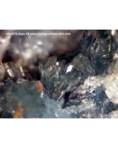 Vauxite xx; Mina Siglo Veinte, Llallagua, Bolivia; Capsule