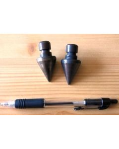 ZUBER special chisel set; 45°, for green + silver MP 5, conical; 1 pair