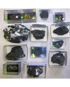 Bixbyite xx, NChwaning Mine, South Africa, 1 lot with 13 top end specimen