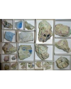 Junitoite xls; Christmas Mine, Gila Co., AZ, USA; Cab