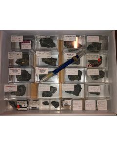 Aris, Windhoek, Namibia; small collection of well identified specimen; 1 lot of 29 specimen