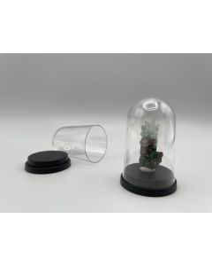 Domed Box; black, large, 1 3/4 x 2 1/2 inch (44 x 68 mm); full case with 1000 pcs