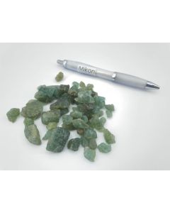 Apatite; green, pure, Madagascar; 100 g