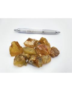 Opal, honey opal; yellow, Tanzania; 100 g