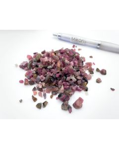Tourmaline, (liddicoatite); pink-colored, Madagascar; 100 g