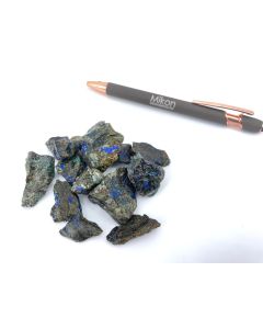Azurite; with malachite, Zomba, Malawi; 100 g