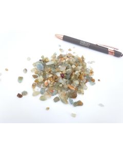 Beryl (aquamarine, heliodore); split, Zambia; 100 g