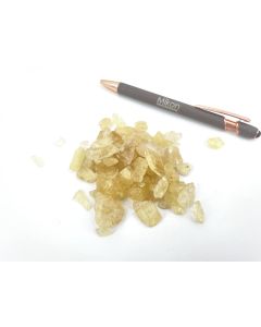 Danburite; yellow, partly gemmy, Tanzania; 100 g