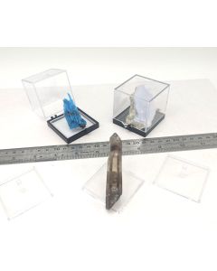 Medium Perky Perches, Clear; 2-inch square with a beveled stem;  100 pieces.