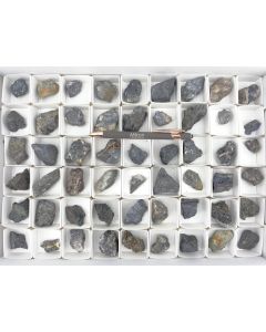 Silver minerals, pyrargyrite xx, dyscrasite, argyrodite xx, canfieldite xx; Colquechaca, Bolivia; 1 flat, Unique