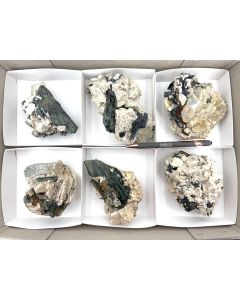 Aegirine, Feldspar xx; on matrix; Mt. Malosa, Zomba, Malawi; 1 unique flat