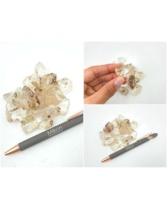 Mountain crystal; clear pieces, Bolivia; 100 g